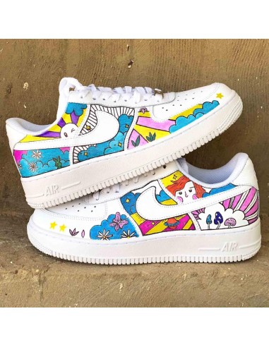 NIKE Air Force 1 CUSTOM HEAD IN THE CLOUDS