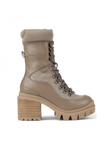 Jeffrey Campbell MANIAC NATURAL MID CALF COMBAT BOOTS